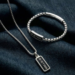 G-Star Floatcore Silver Box Chain Bracelet GSJ.100.02