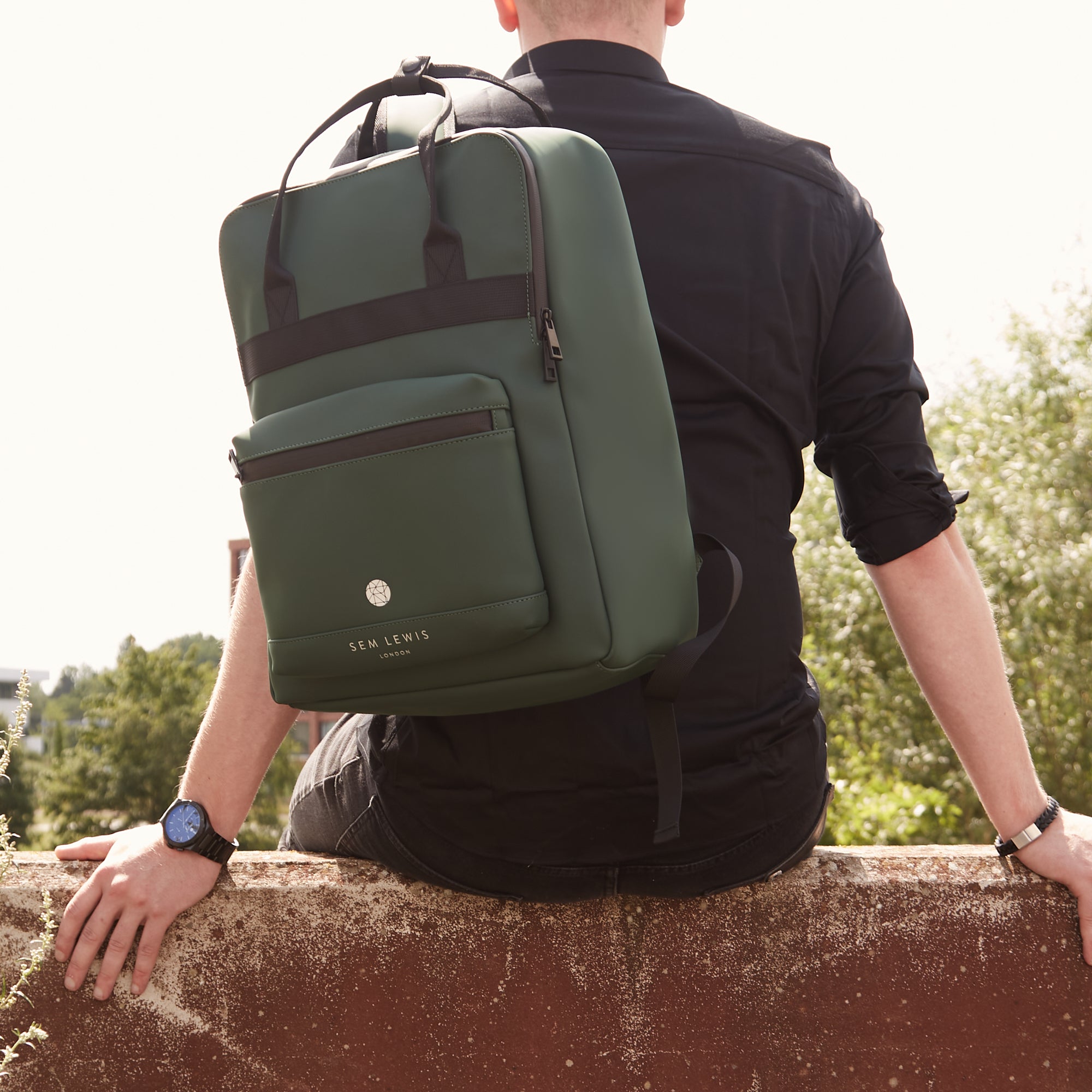 Sem Lewis Southern Hampstead Backpack Green SL240009