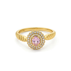 24Kae Gold Ring 124143Y/52