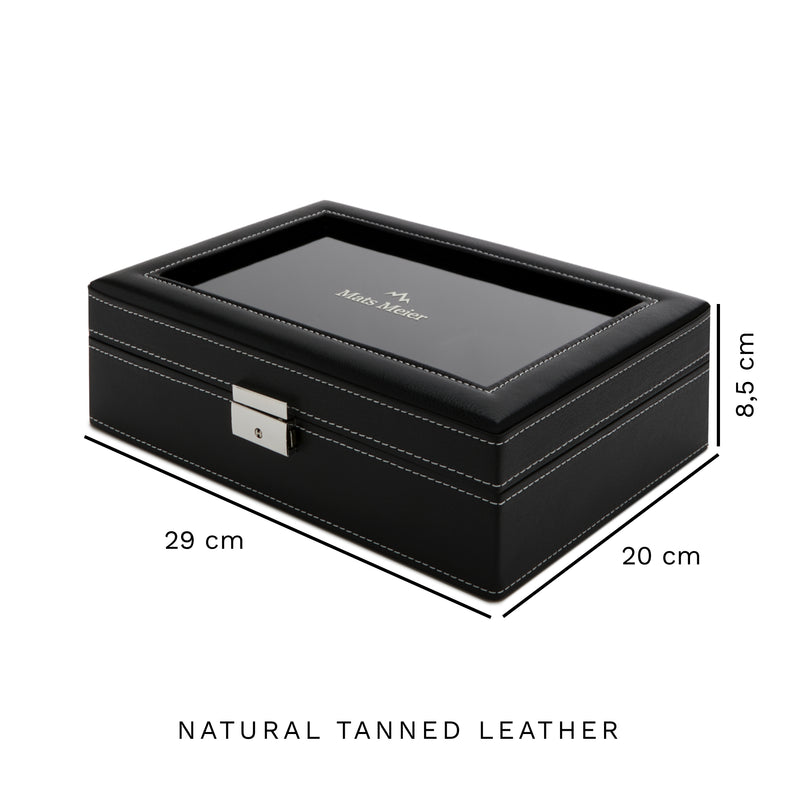 Mats Meier Mont Fort herren Uhrenbox Schwarz MM-Watchbox-1904-zoom-
