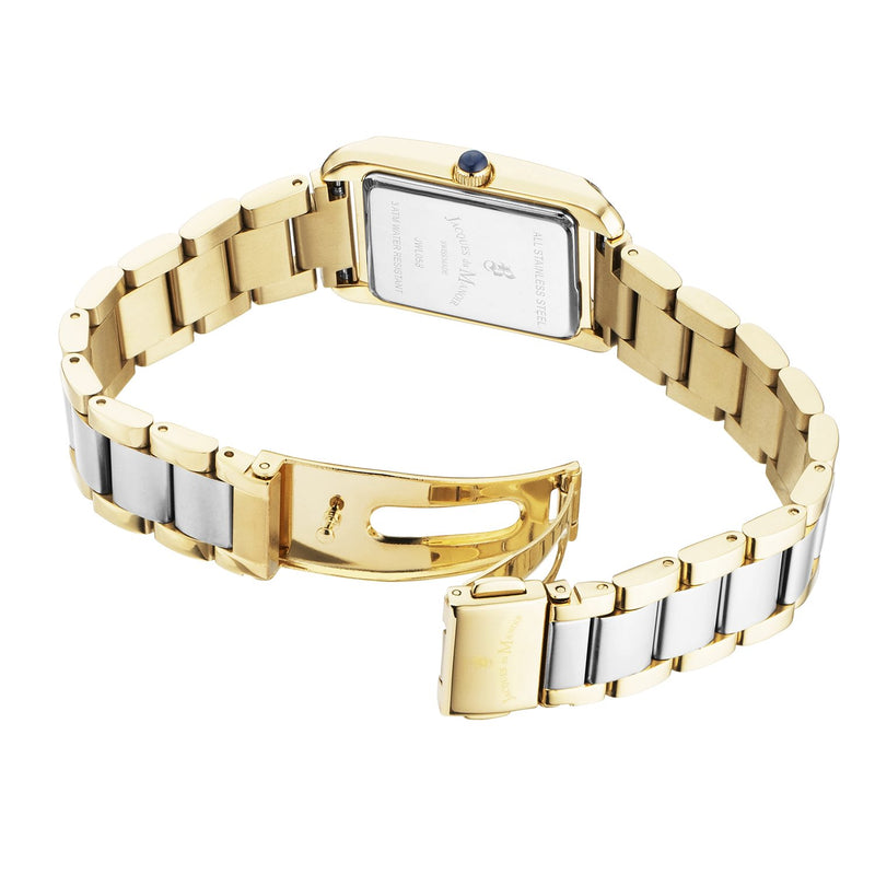 Jacques du Manoir Emily III Silber- und Goldfarbene Damenarmbanduhr JWL05803-zoom-