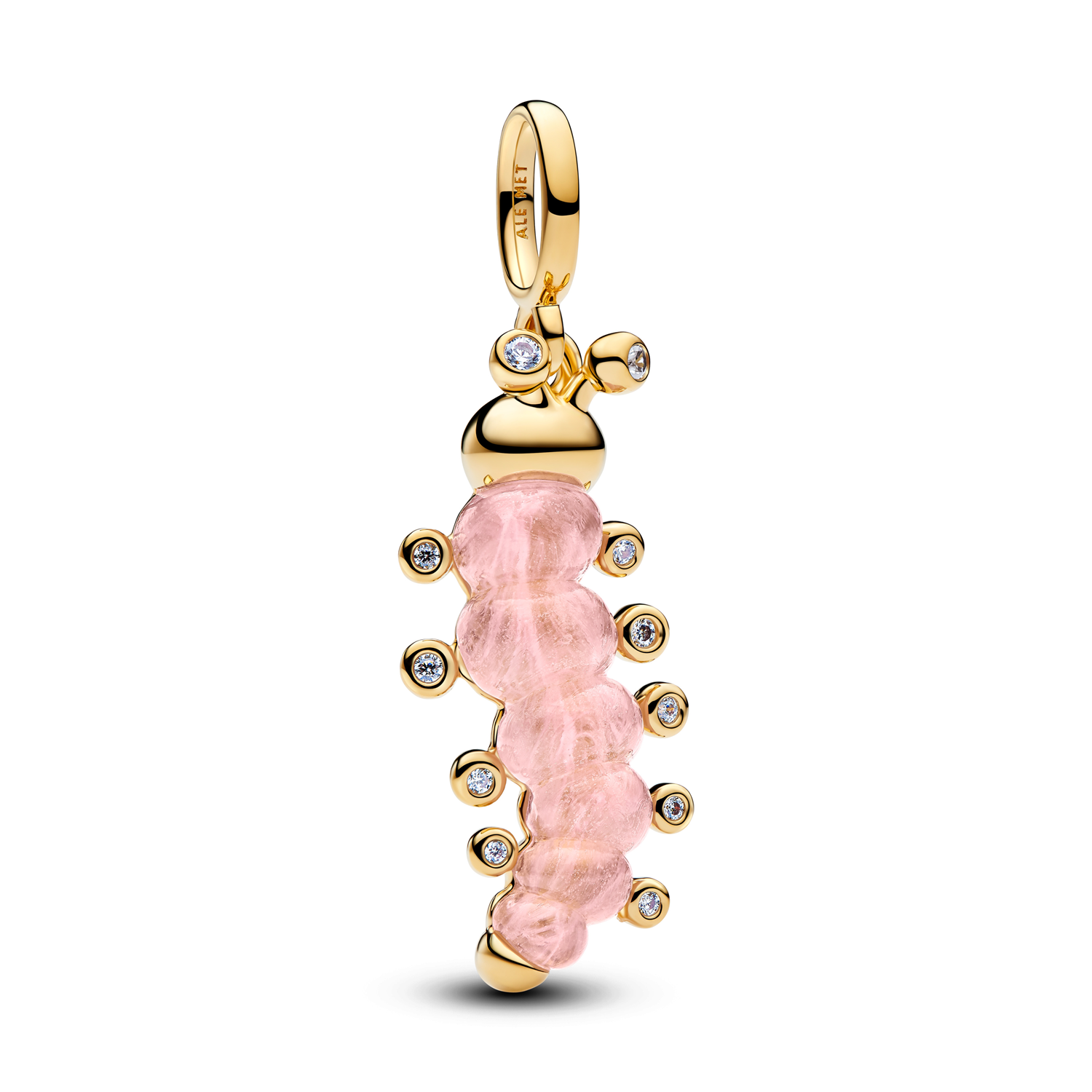 Pandora Moments Pink Caterpillar Charm 764489C01