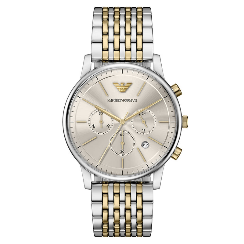 Emporio Armani Round Grey Dial Watch AR11773-zoom-