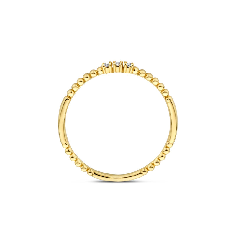 Beloro Jewels Monte Napoleone Mauve 9 Karat Gold Ring mit Zirkonia-Steinen BO330056-60-zoom-