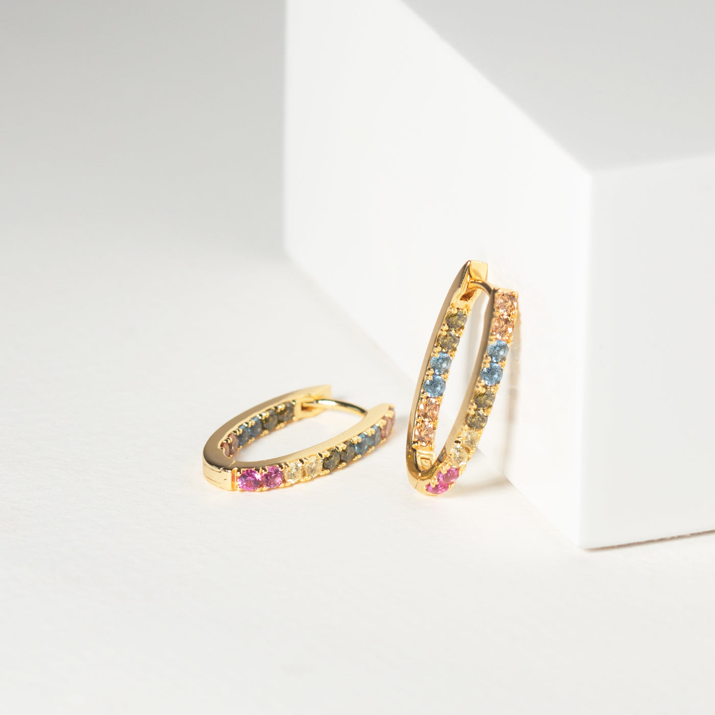 Sif Jakobs Ellisse 18 karat gold plated Earrings SJ-E2312-XCZ-YG
