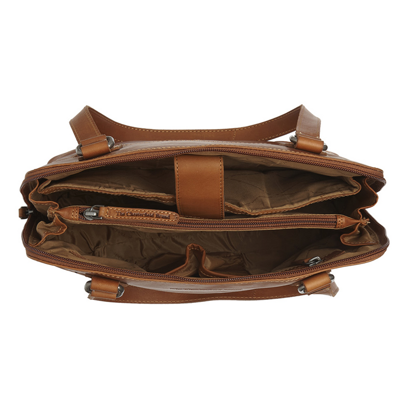 The Chesterfield Brand Belgrado Leather Cognac Shoulder Bag C48.134031-zoom-