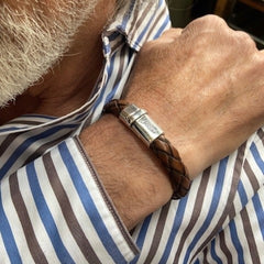 Josh Brown Bracelet 09325-BRA-S/COGNAC/L-1