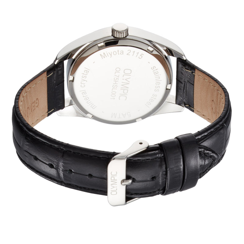 Olympic Louis Silver Men's Watch OL75HSL001-zoom-