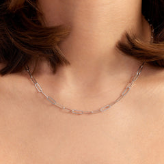 Parte Di Me Bibbiena Poppi Felice 925 Sterling Silver Schakel Necklace PDM34091