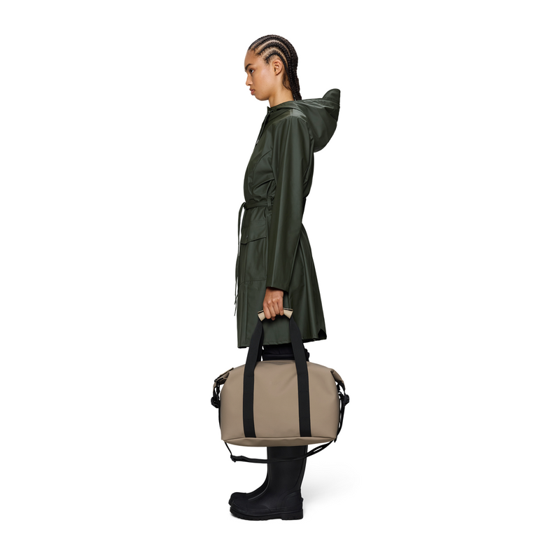 Rains Beige Hilo Weekend Bag Small R14220-133-zoom-