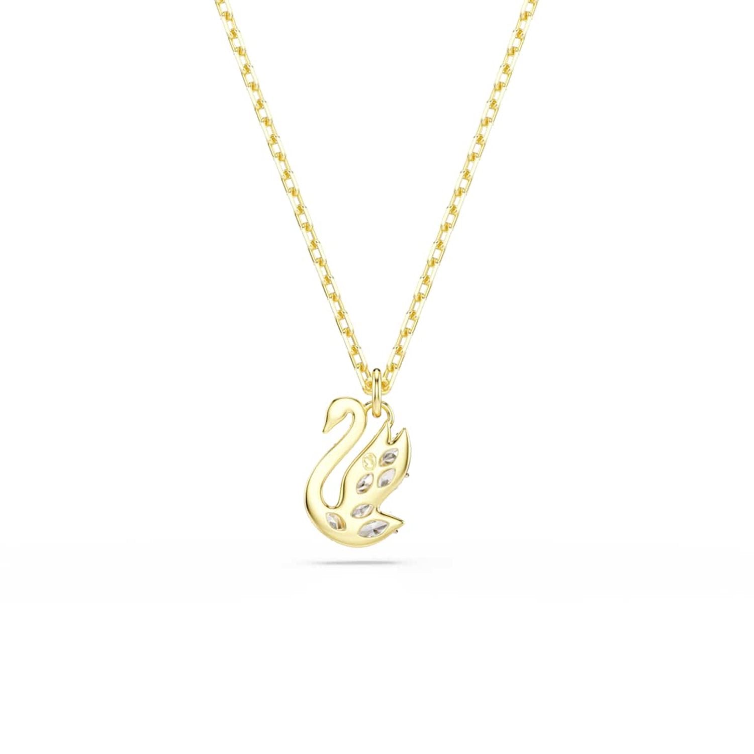 Swarovski Swan Pave Gold-Tone Necklace 5754626