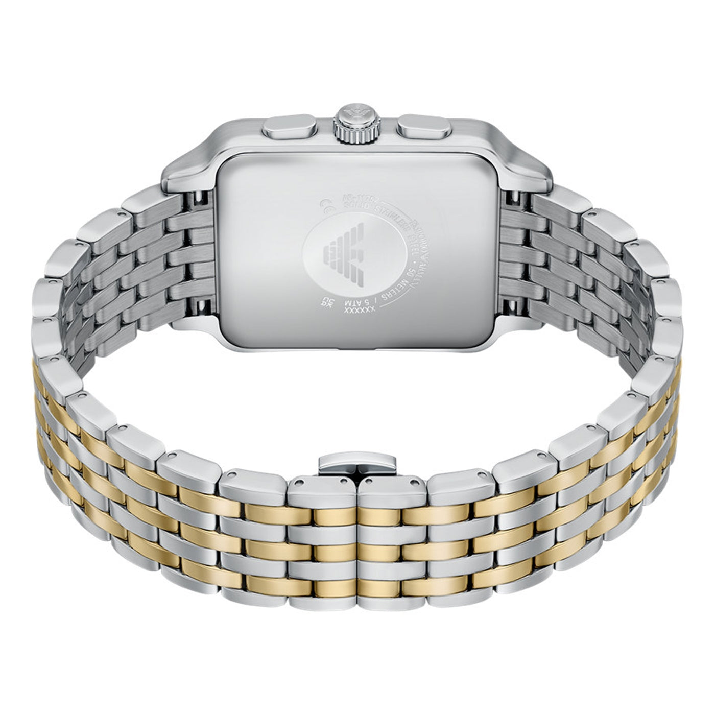 Emporio Armani Rectangular Silver Dial Watch AR11752
