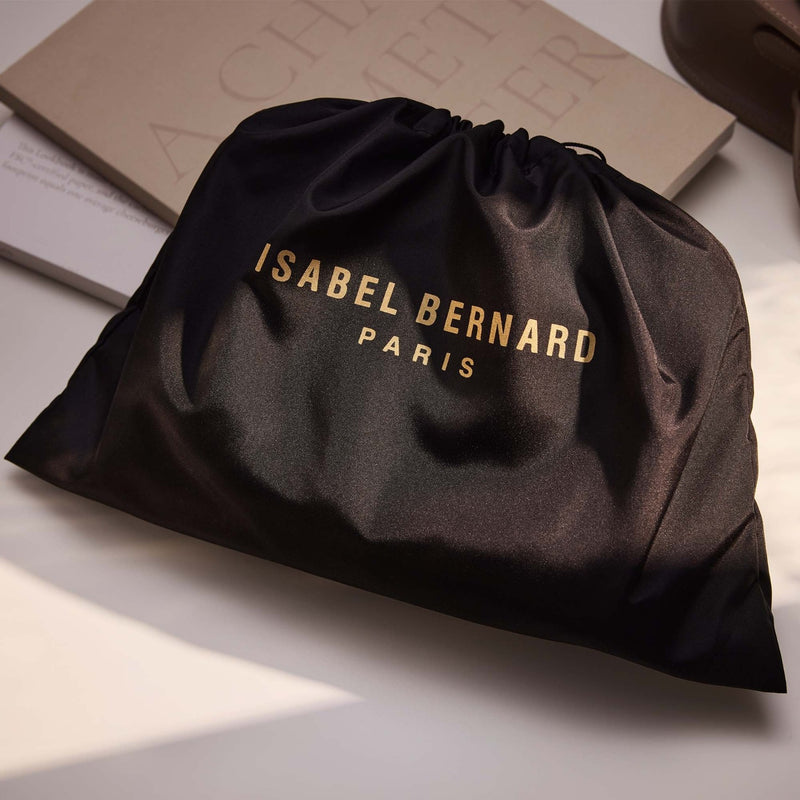 Isabel Bernard Honoré Cloe Taupe Handtasche aus Kalbsleder IB25016-zoom-