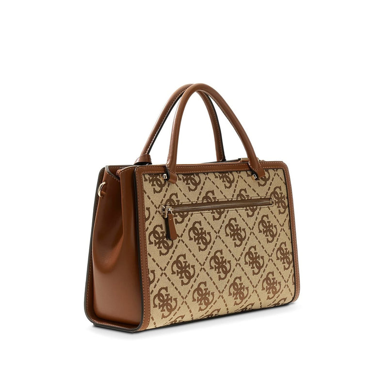 Guess Audrey Latte Logo Handtasche HWJG97-55070-LTL-zoom-