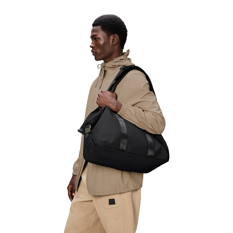 Rains Valera Black Weekender Bag Small R12880-01-zoom-