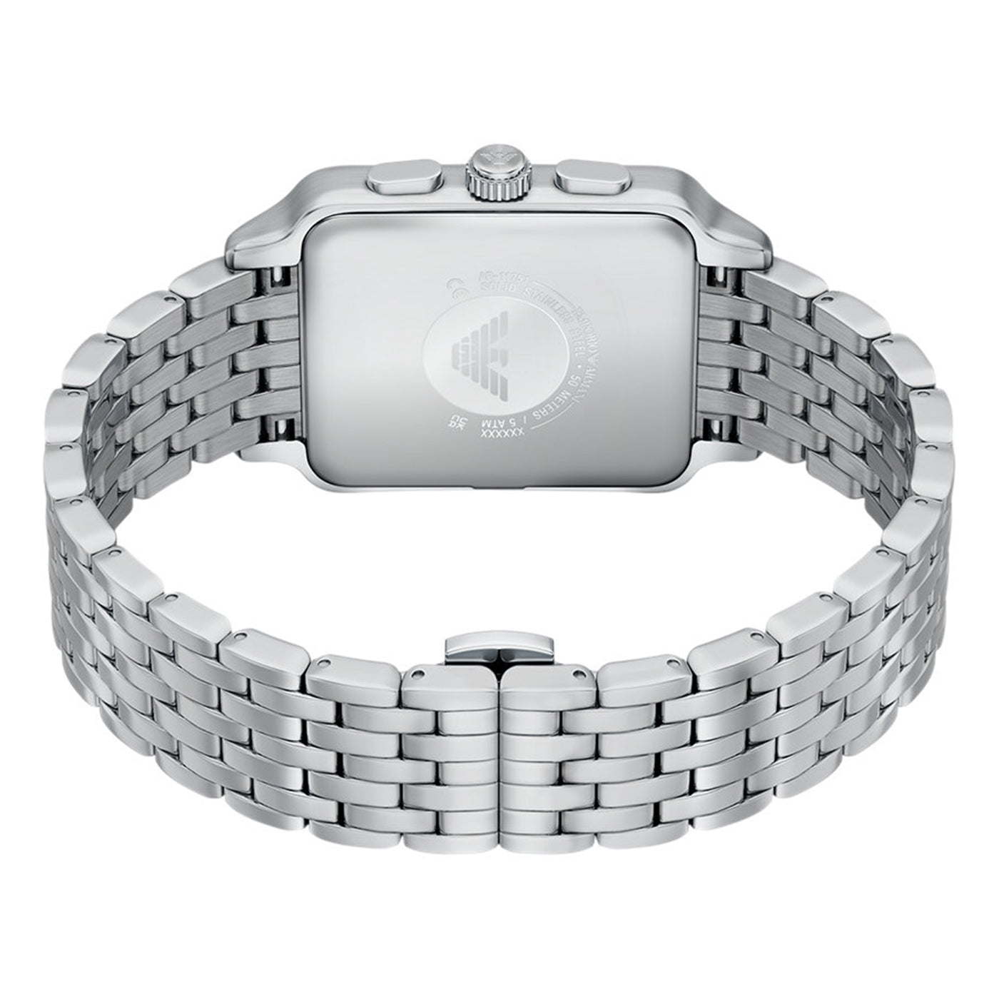 Emporio Armani Rectangular Black Dial Watch AR11751