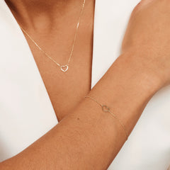 Isabel Bernard Belleville Amore 14 Carat Golden Necklace IB340138 (Length: 40.00-44.00 cm)