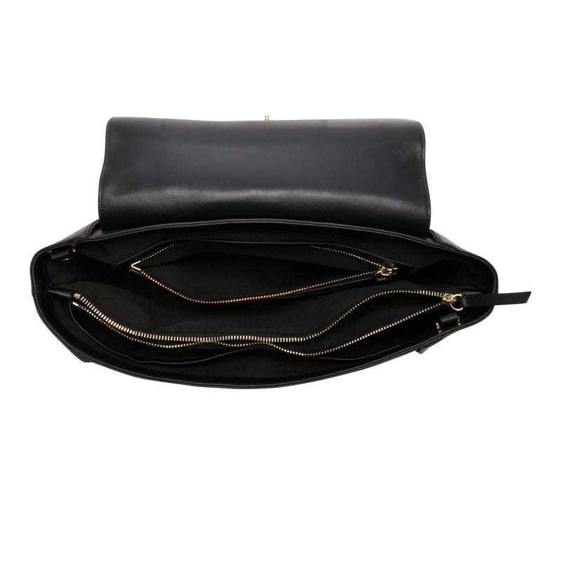 Tommy Hilfiger Crest damen Handtasche Schwarz AW0AW15702BDS-zoom-