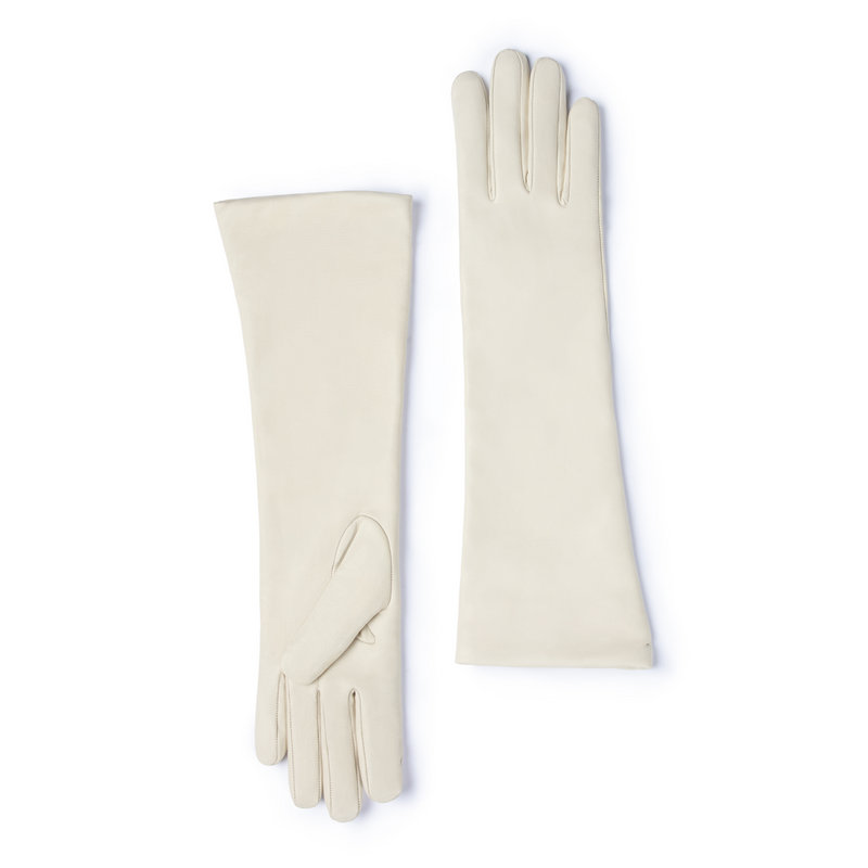 Isabel Bernard Honoré Estelle cremefarbene Lederhandschuhe aus Ziegenleder IB67005-372-7-zoom-