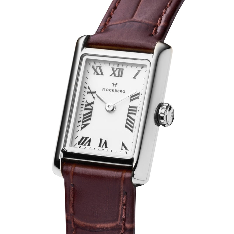 Mockberg Timeless Brown Leather Women's Watch MB0248-zoom-