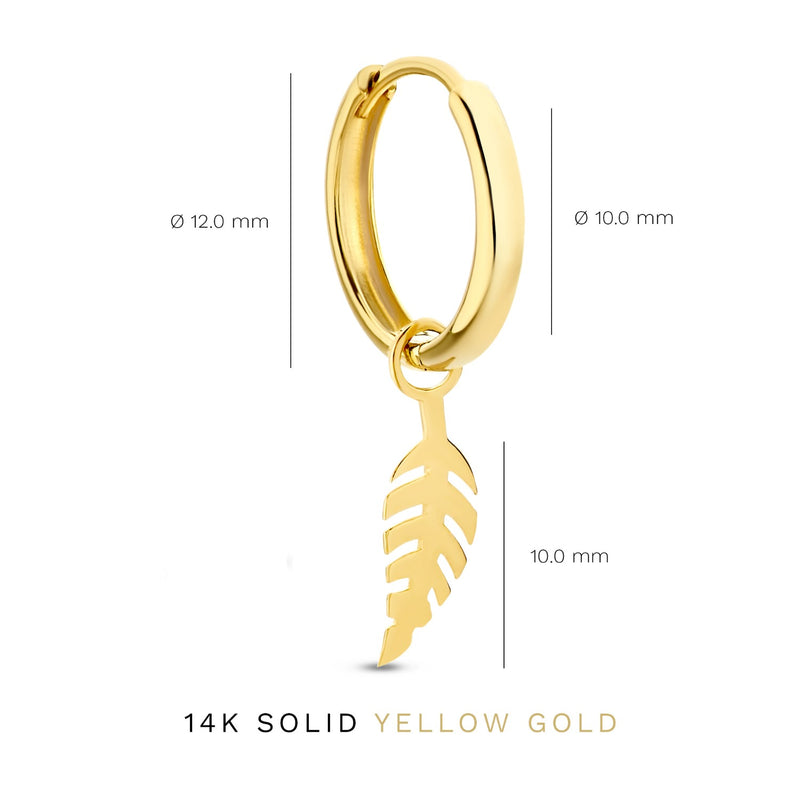 Isabel Bernard Monceau Giselle 14 Karat | Gold Reif-Ohrringe IB360153-zoom-