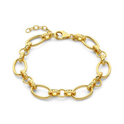 Parte Di Me Bibbiena Poppi Clara 925 Sterling Silber Vergoldete Link Armband PDM32140