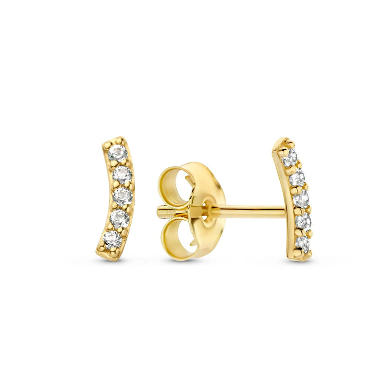 Jackie Gold damen Ohrknöpfe 585 Gold JKE22.269-zoom-