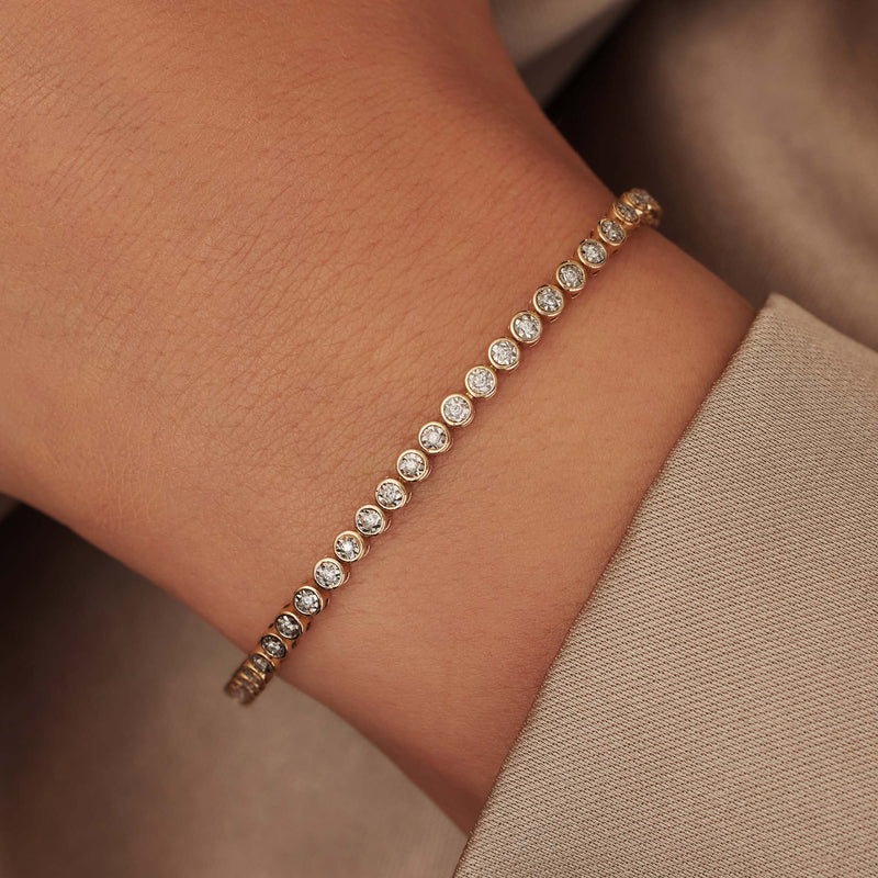Isabel Bernard De la Paix Alfie 14 Karat | Gold Tennis Armband | Diamant 0.36 Karat | IBD320007-zoom-