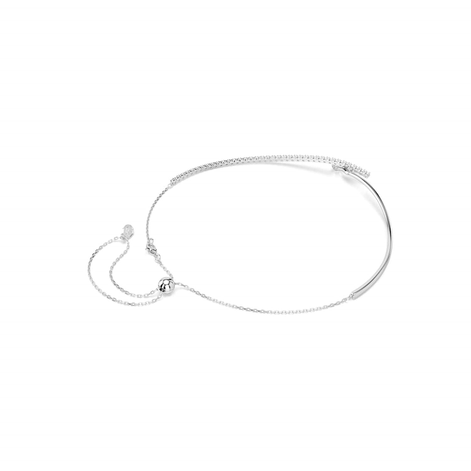 Swarovski Matrix Crash Silver-Tone Necklace 5754020