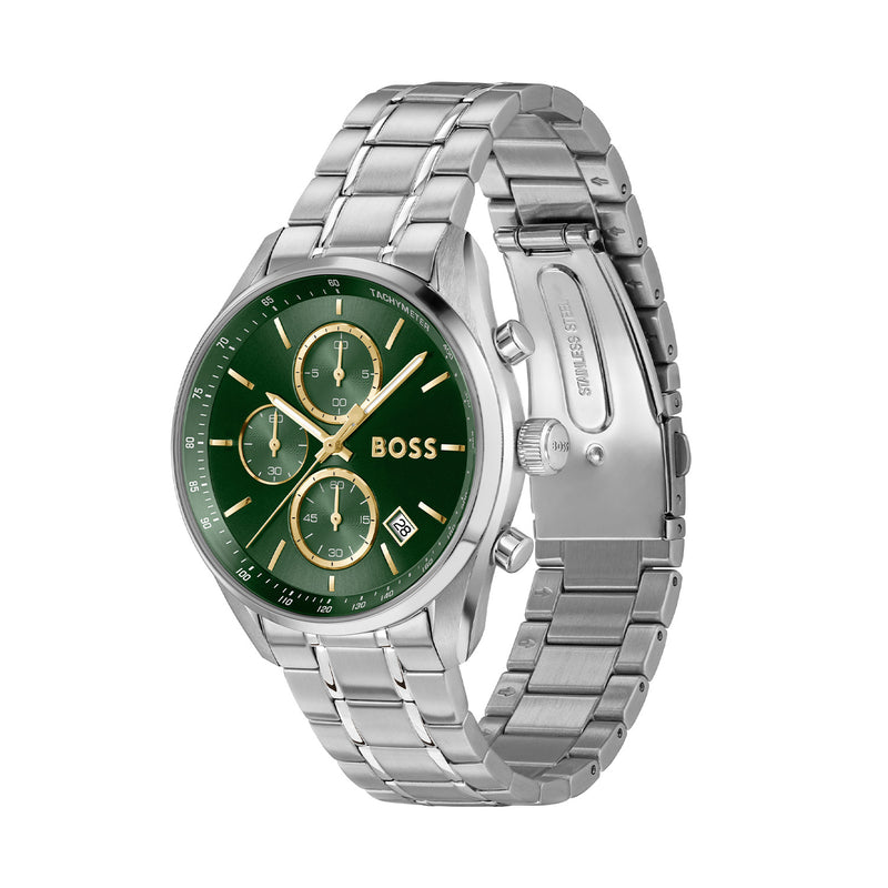 Hugo Boss Grand Prix 40 Silberne Herrenuhr HB1514265-zoom-