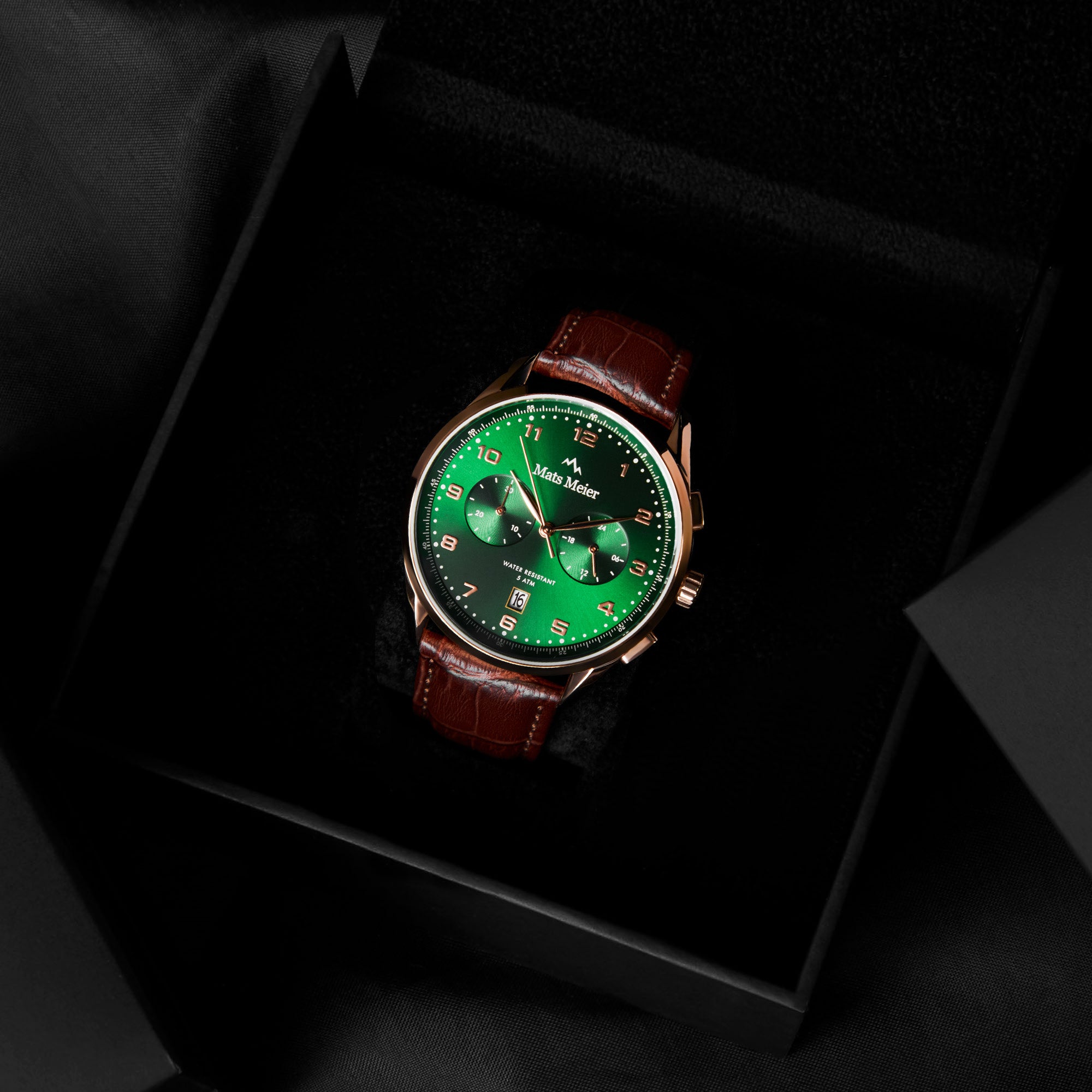 Mats Meier Mont Vélan Chrono Green/Brown Watch MM10002