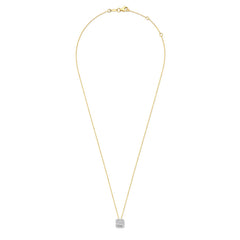 Isabel Bernard De la Paix Elena 14 karat gold necklace with diamond 0.18 carat IBD350030