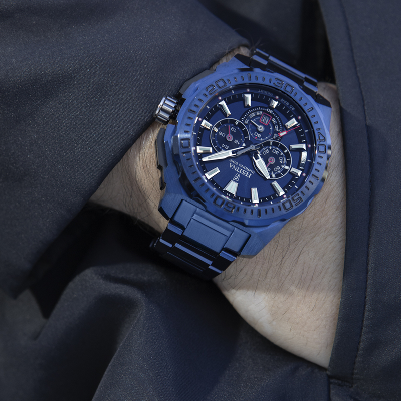 Festina Chrono Bike Blaue Herrenuhr F20729/1-zoom-