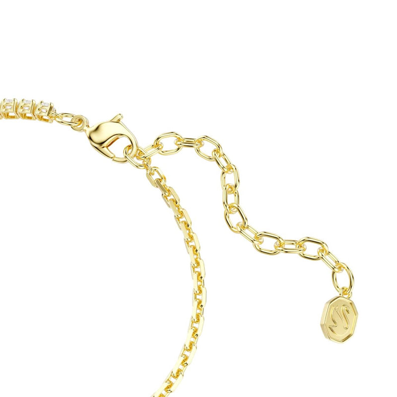 Swarovski Matrix Tennisarmband mit goldfarbener Kette 5753925-zoom-