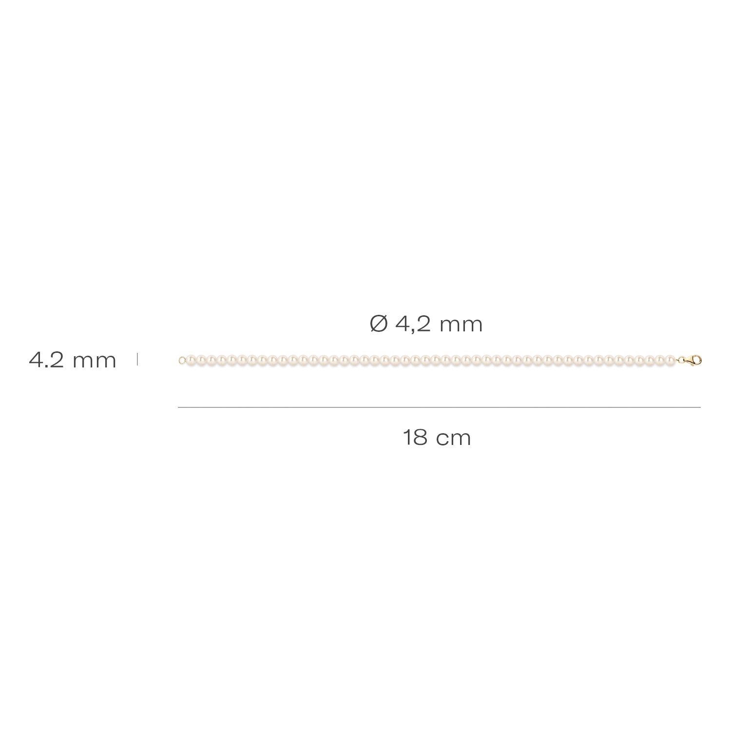 Blush 14 karat gold Bracelet 2253YPW