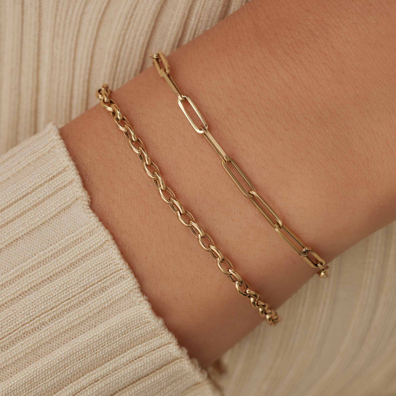 Isabel Bernard Aidee Odile 14 Karat | Gold Kette Armband IB320128-zoom-