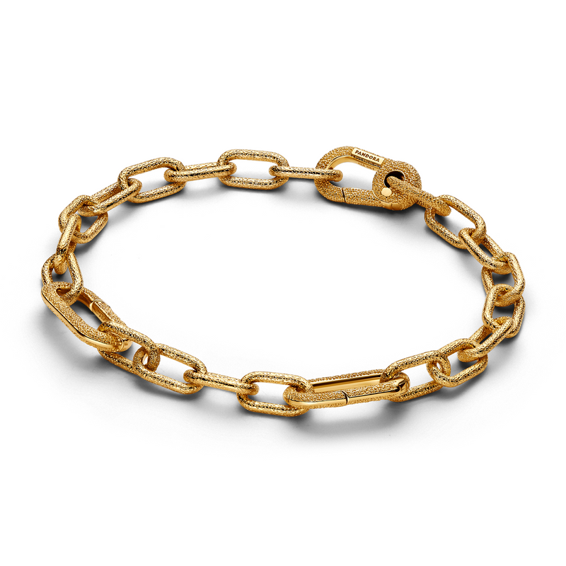 Pandora ME Gold Plated Small-Link Chain Bracelet 563829C00-4-zoom-