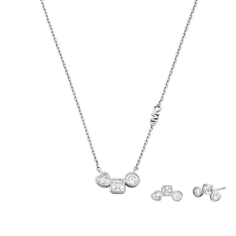 Michael Kors Premium Silbernes Geschenkset MKC1767SET-zoom-