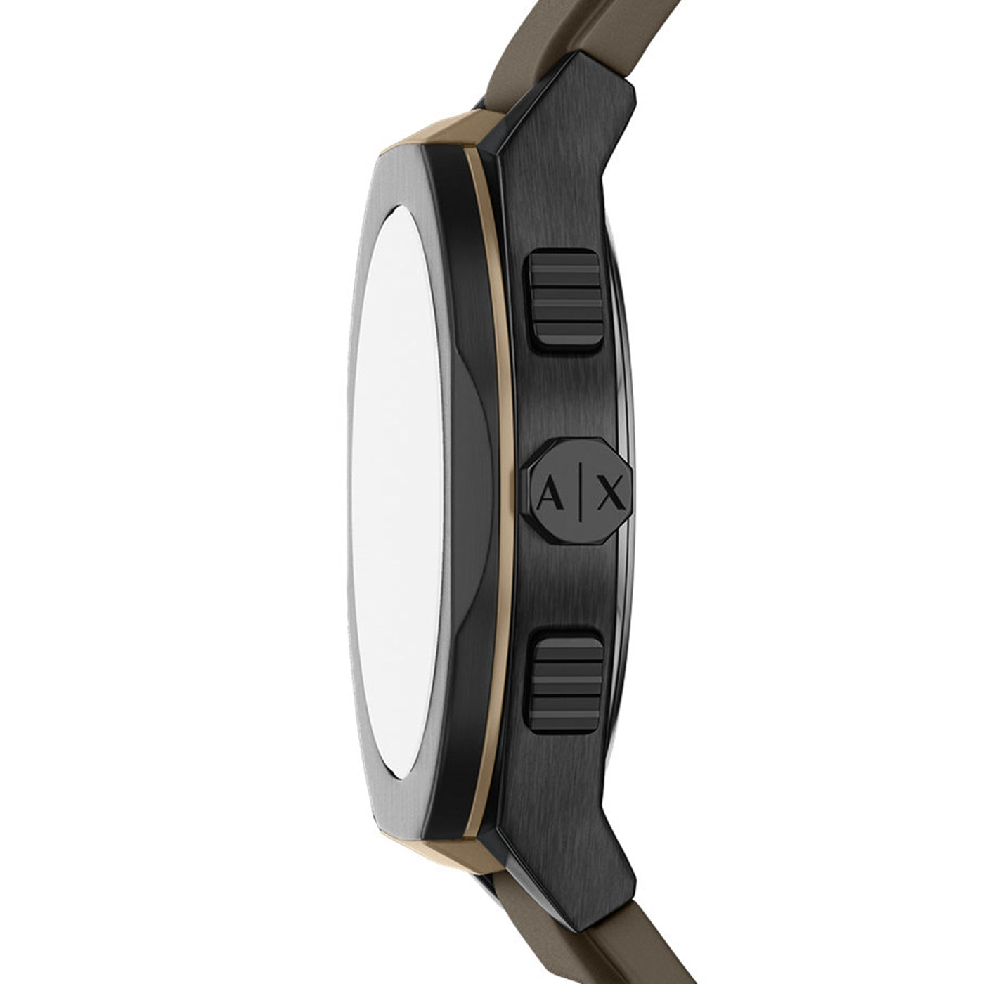 Armani Exchange Sync Round Brown Dial Watch AX4293