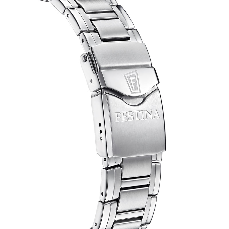 Festina Chrono herren Uhr Silber F20042/2-zoom-