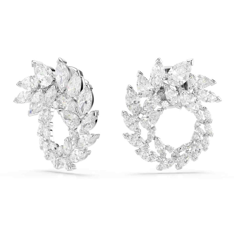 Swarovski Mesmera Glam Silberfarbene Creolen 5748008-zoom-
