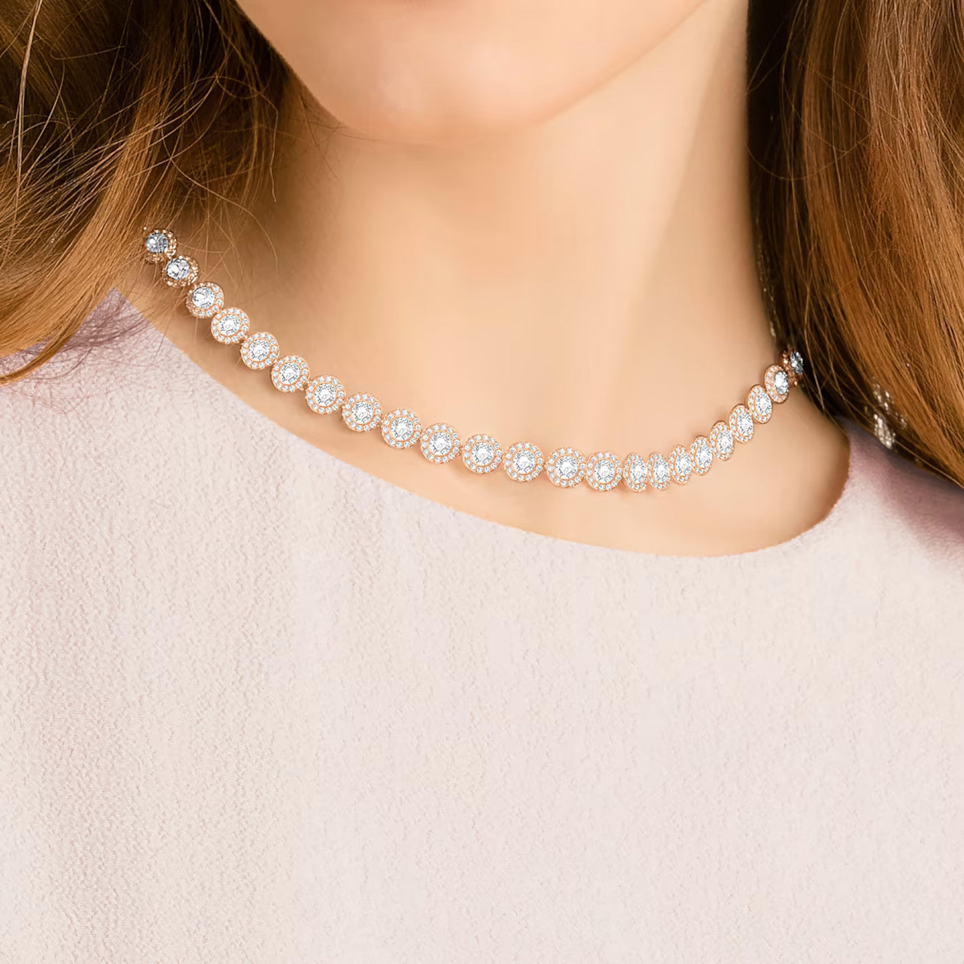 Swarovski Rose gold Necklace 5367845