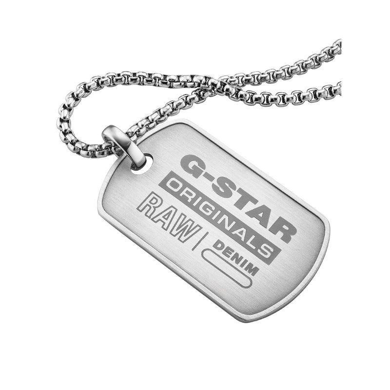 G-STAR R-Tag Silberne Halskette GSJ.103.01-zoom-