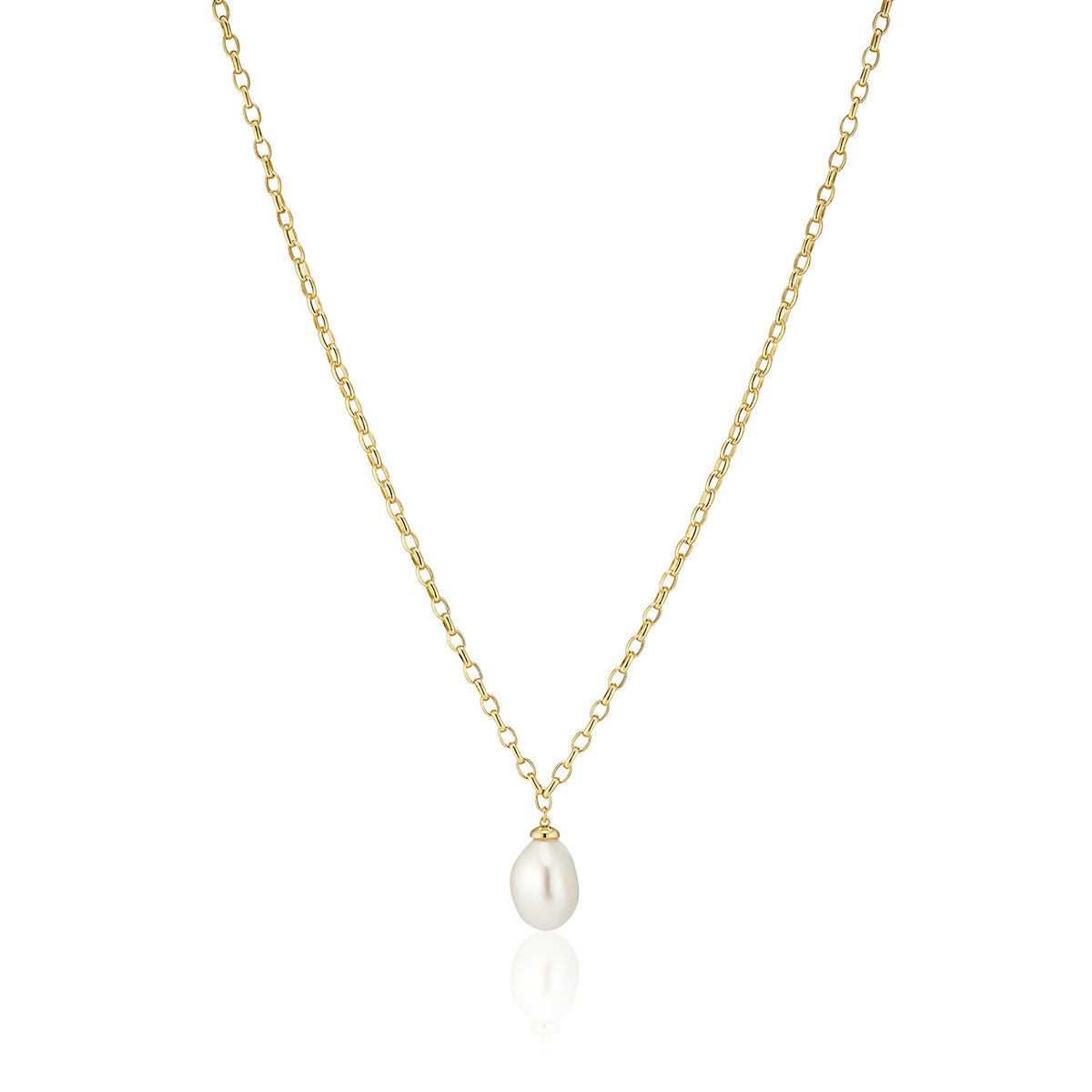 Sif Jakobs Gold Plated Padua Uno Necklace SJ-N2455-P-YG