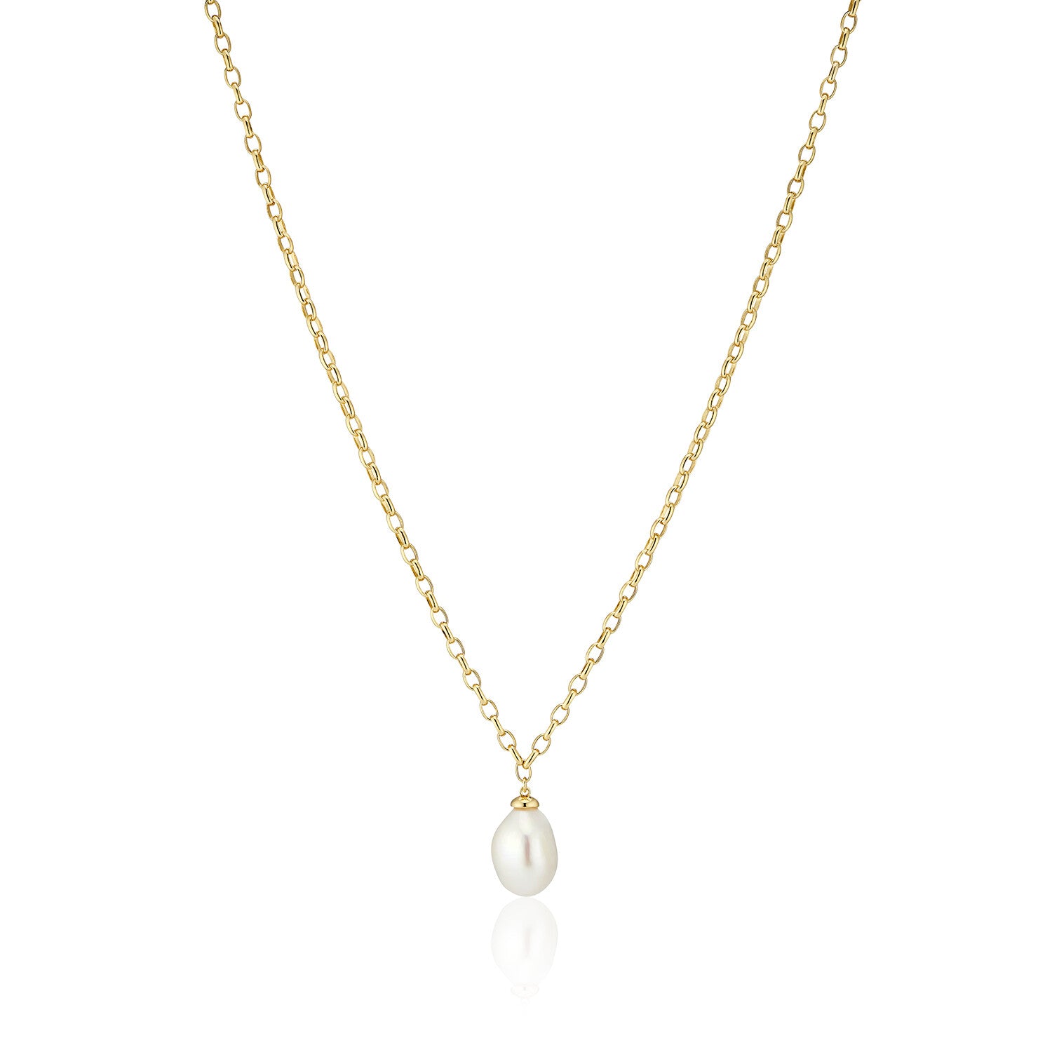 Sif Jakobs Gold Plated Padua Uno Necklace SJ-N2455-P-YG