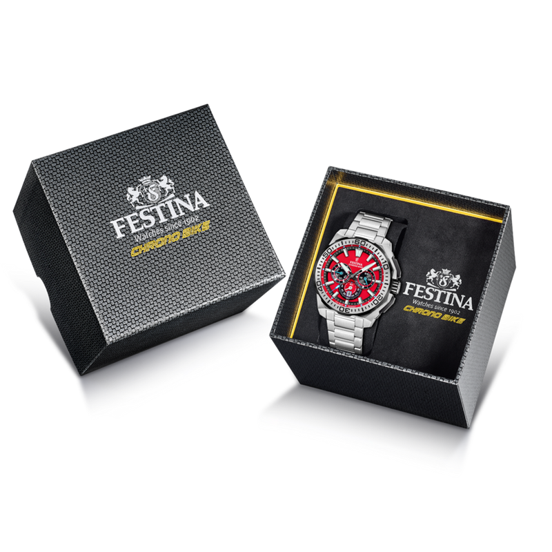Festina Chrono Bike Rote Herrenuhr F20724/5-zoom-