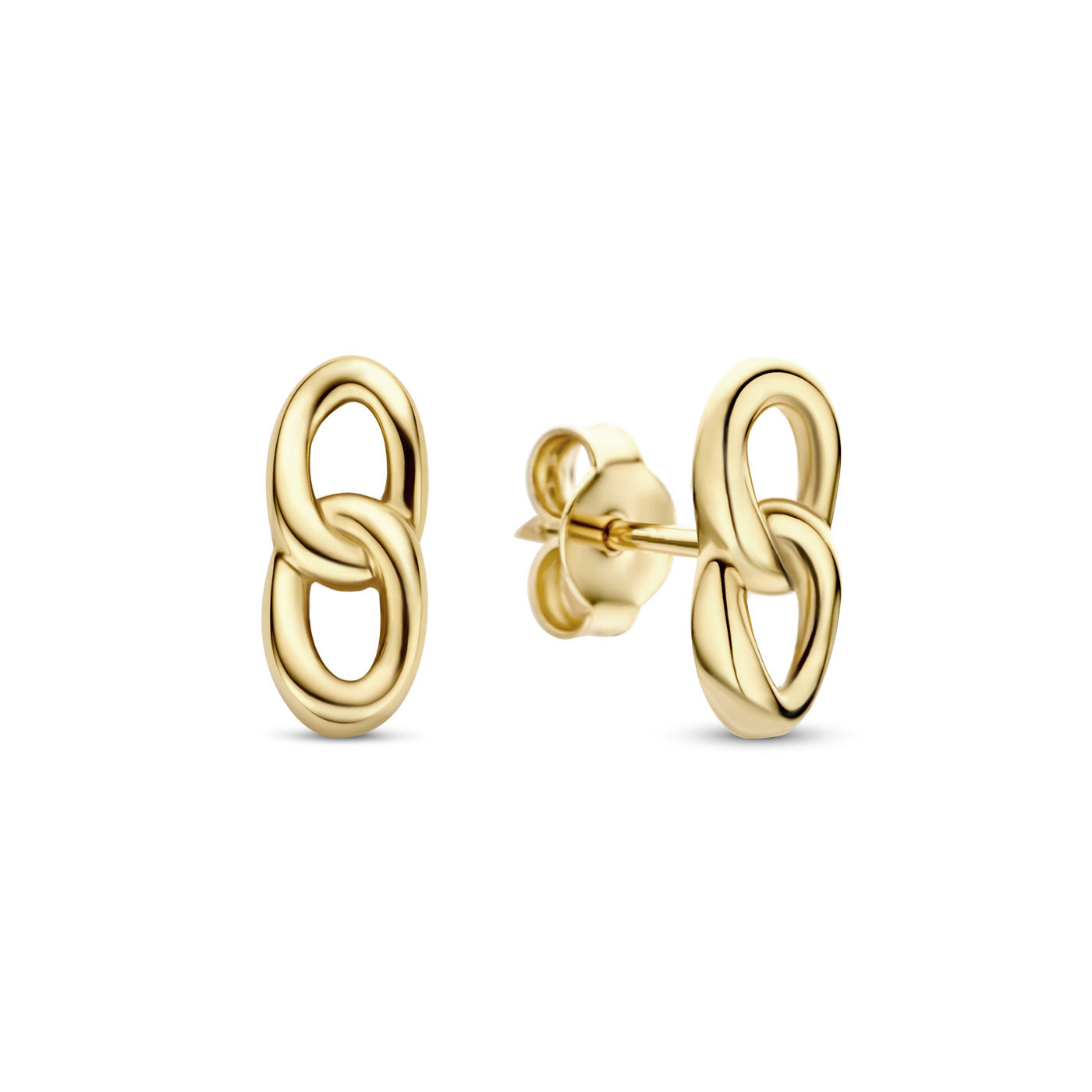 Isabel Bernard Cadeau d'Isabel 14 karat gold earring set with chains IB90183