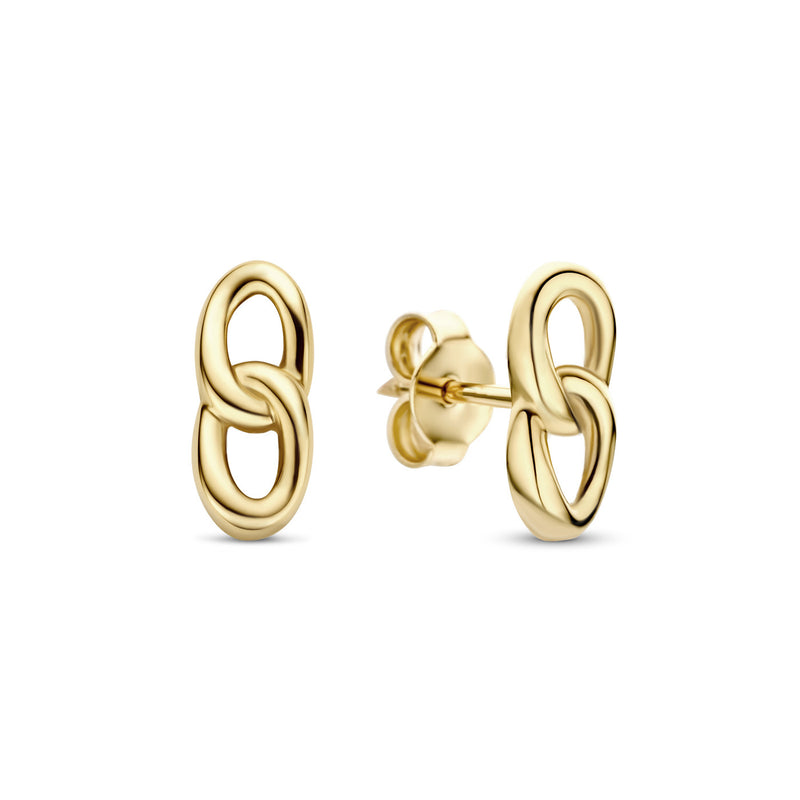 Isabel Bernard Cadeau d'Isabel 14 Karat Gold Ohrring-Set mit Ketten IB90183-zoom-