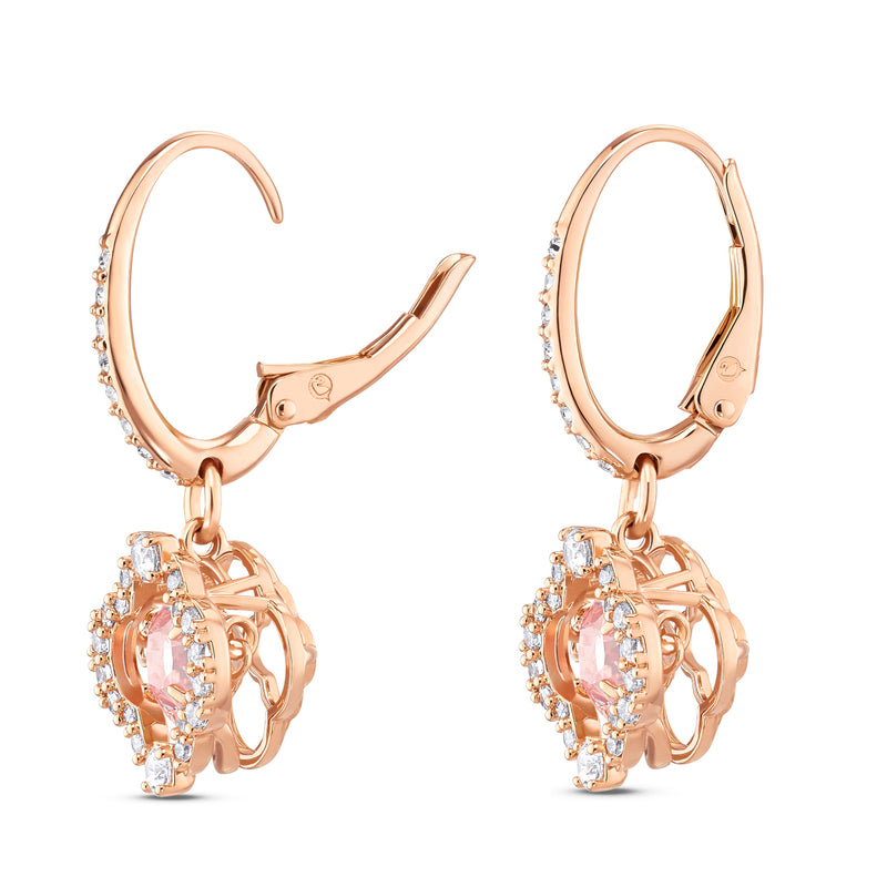 Swarovski Sparkling damen Ohrknöpfe Roségold 5516477-zoom-
