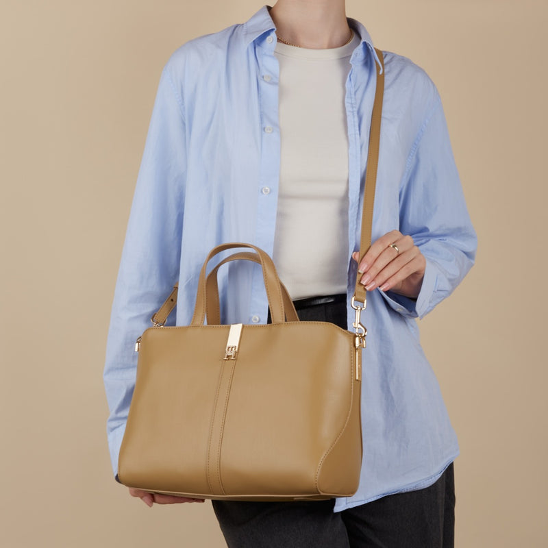 Tommy Hilfiger Heritage Beige Handtasche AW0AW16318RBL-zoom-